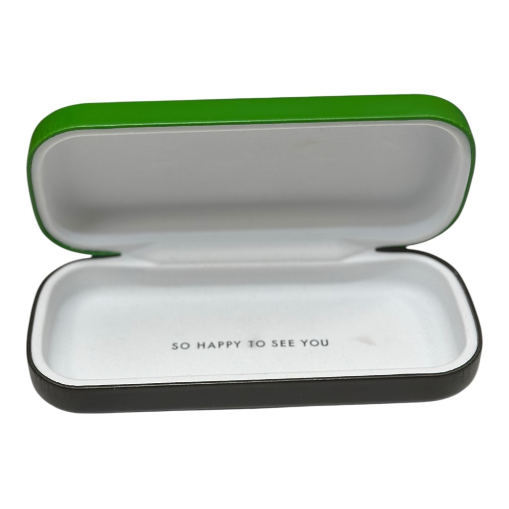 Kate Spade Green Black Sunglasses Hard Clamshell Case *Case Only* - Picture 3 of 6